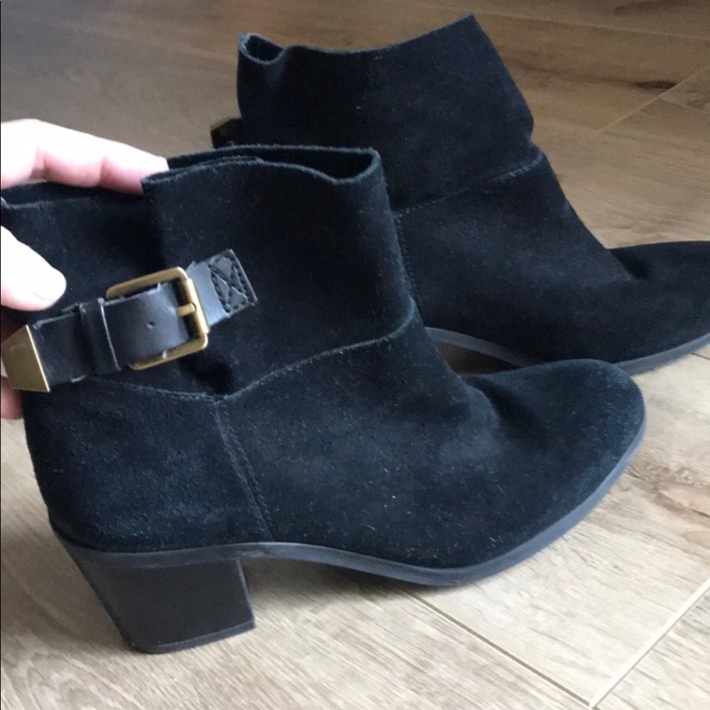 Franco Sarto Suede Booties